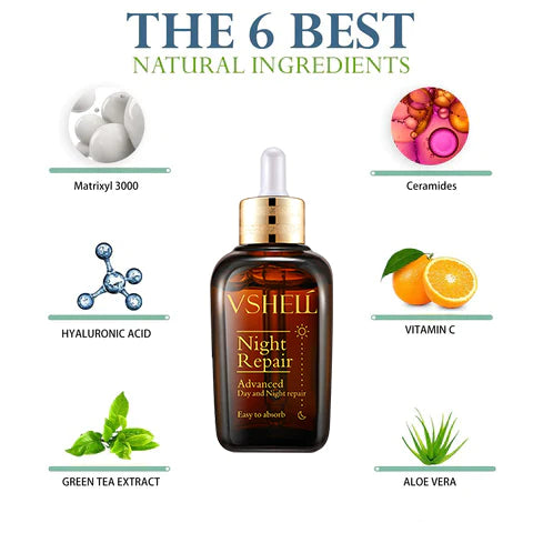 VSHELL™ Anti-Wrinkle and Anti-Aging Serum with Peptide Threads