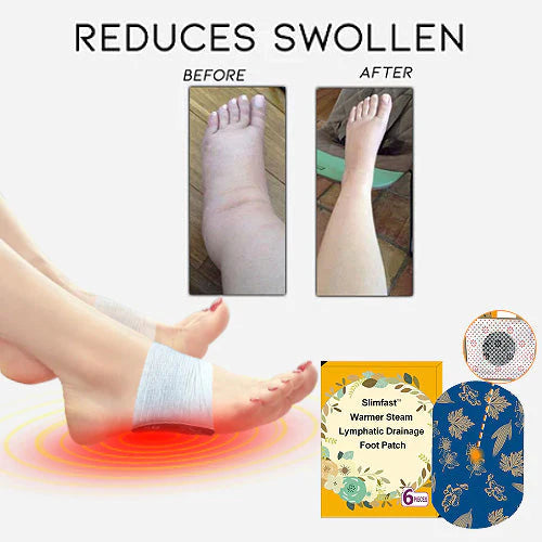 Slimfast™ Warmer Steam Lymphatic Drainage Foot Pats