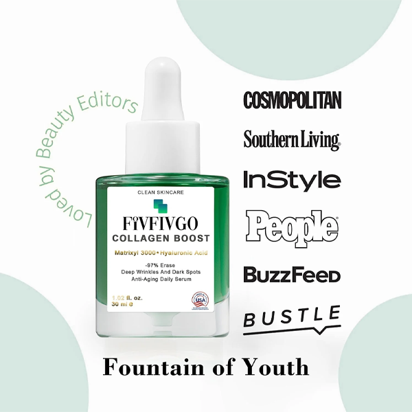 Fivfivgo™ Luxury Collagen Boost Anti-Aging Serum zur Entfernung von 97 % tiefer Falten und dunkler Flecken