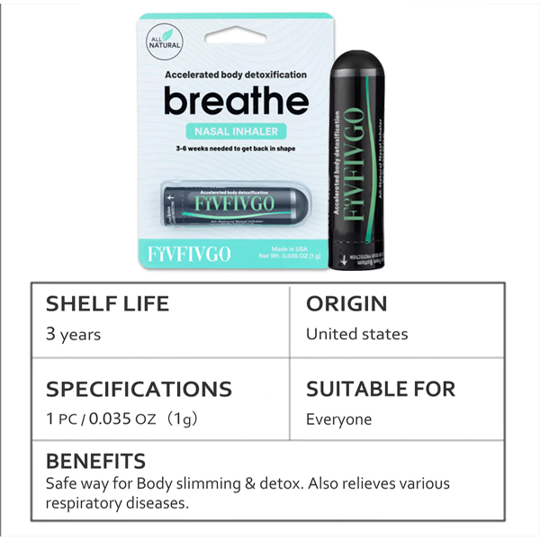 Fivfivgo™ BodySlimming and Detox Aromatherapy Nasal Stick