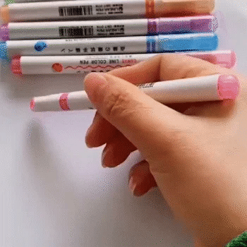 Kurven-Highlighter-Stift