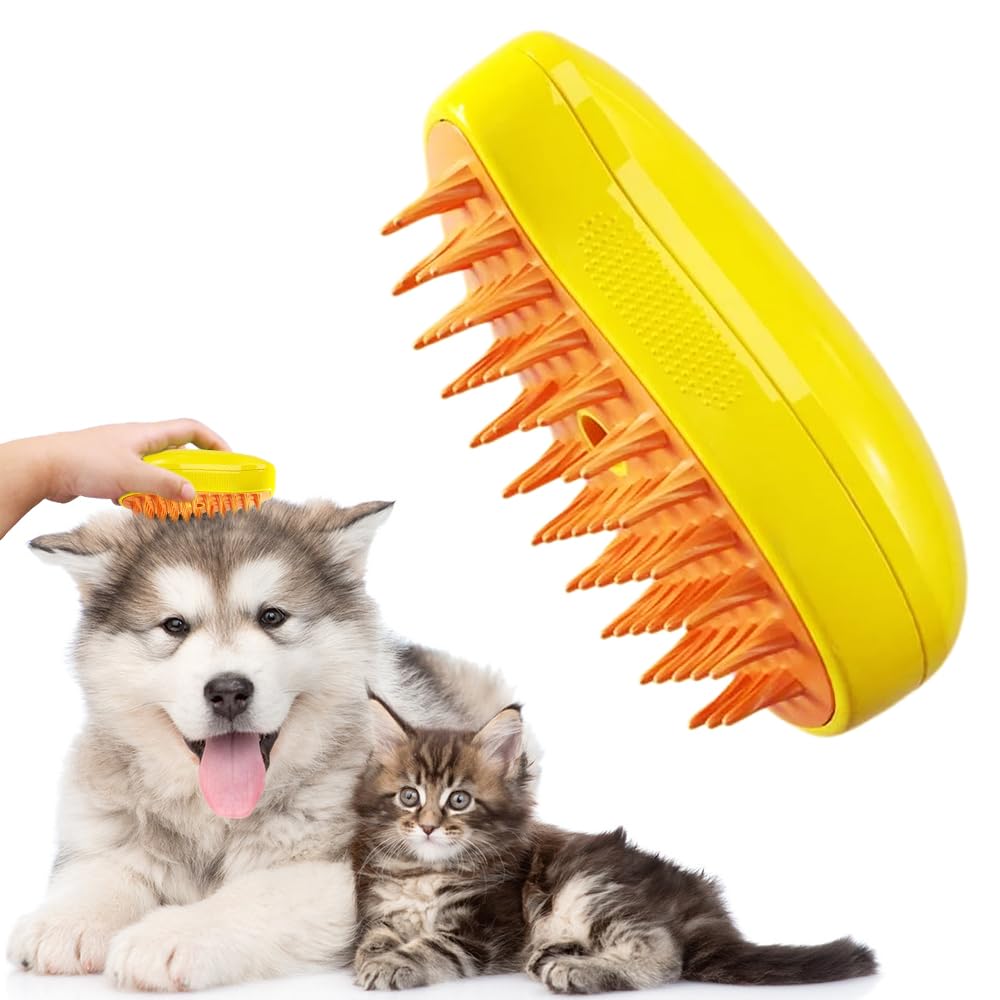 Lyseemin™ Patented Exclusive Rechargeable Steam Pet Brush