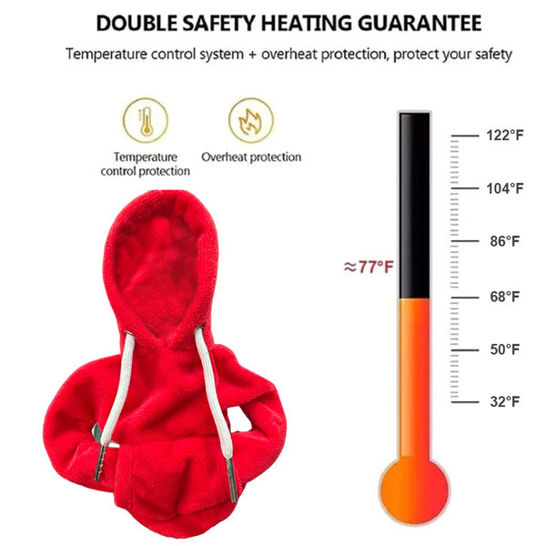 Fivfivgo™ Antifreeze Hoodie Car Gear Shift Cover