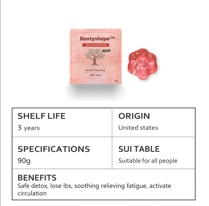 Beatyshape™ HerbalDetoxing AntiCellulite Jelly Soap