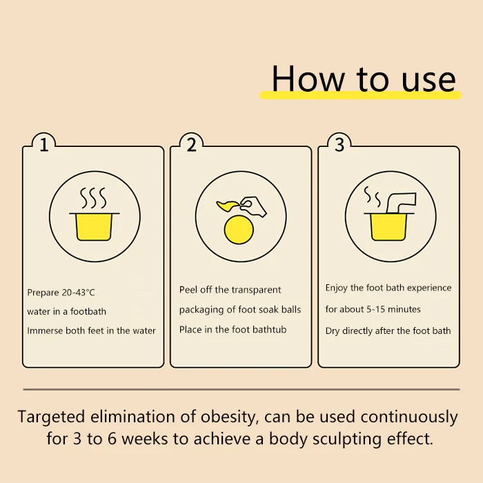 NatureShape™ Essential Oil Foot Bath Effervescent Tablets