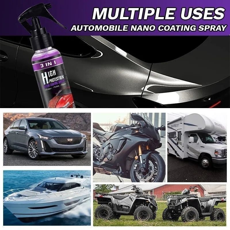 Fivfivgo™ 3 in 1 High Protection Quick Car Coating Spray