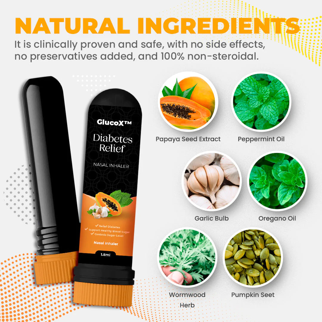 GlucoX™ Diabetes Relief Nasal Inhaler