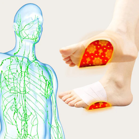 Slimfast™ Warmer Steam Lymphatic Drainage Foot Pats