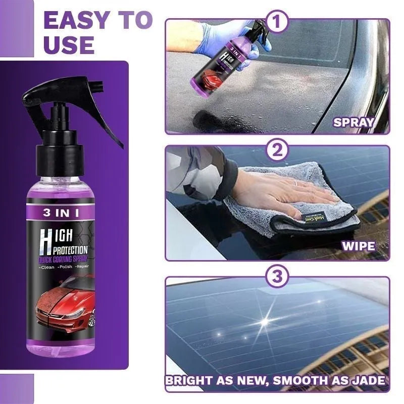 Fivfivgo™ 3 in 1 High Protection Quick Car Coating Spray