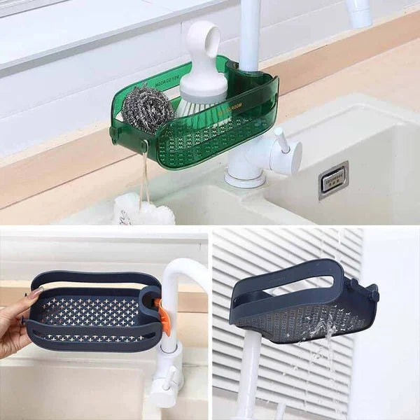 2 in 1 Snap On Sink Organizer