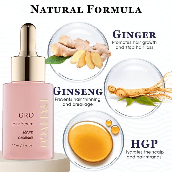 Fivfivgo™ Haarserum für dickeres, sichtbar längeres Haar – Veganes Haarwachstumsserum