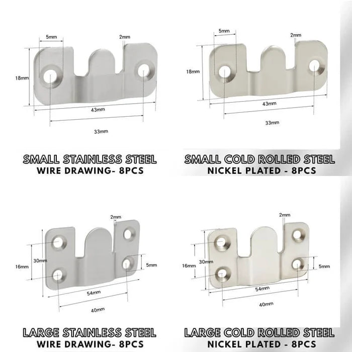 Stainless Steel Interlock Hanging Buckle