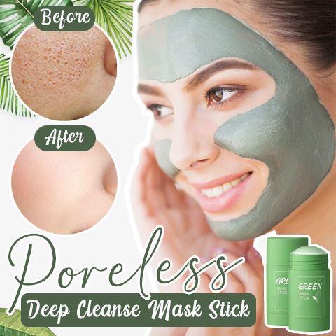 Entschlackende Maske mit grünem Tee