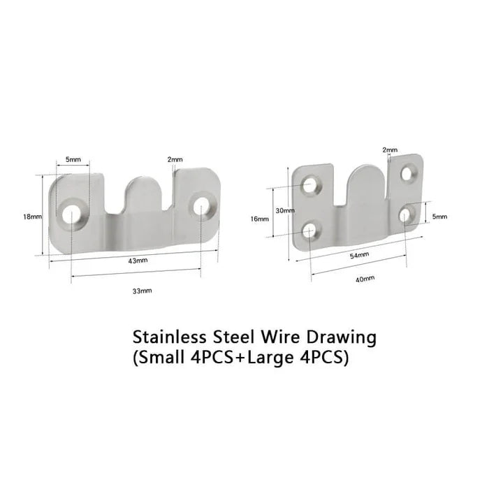 Stainless Steel Interlock Hanging Buckle