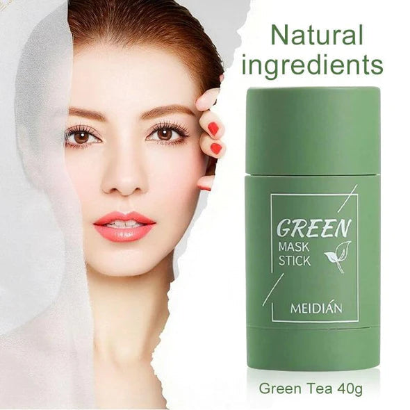 Entschlackende Maske mit grünem Tee