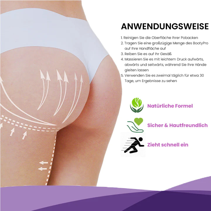 BootyPro Hüftstraffendes Massageöl
