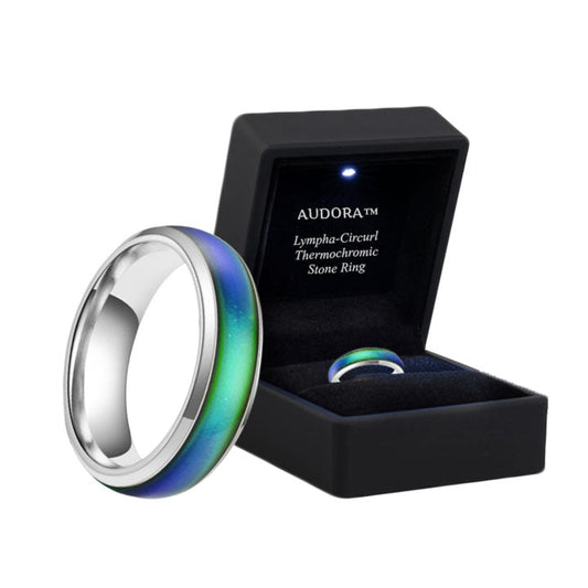 AUDORA™ Lympha-Circurl Thermochromer Steinring