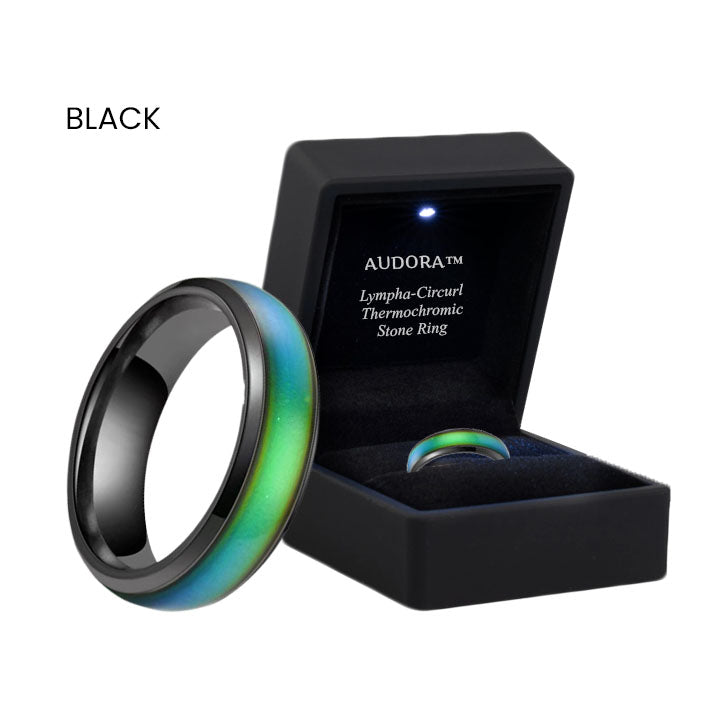 AUDORA™ Lympha-Circurl Thermochromer Steinring