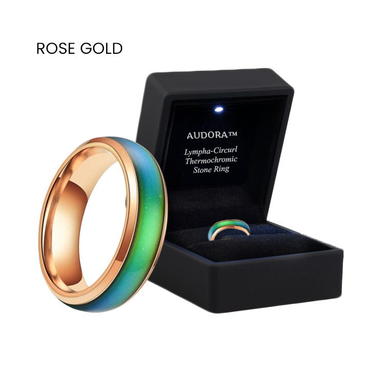 AUDORA™ Lympha-Circurl Thermochromer Steinring