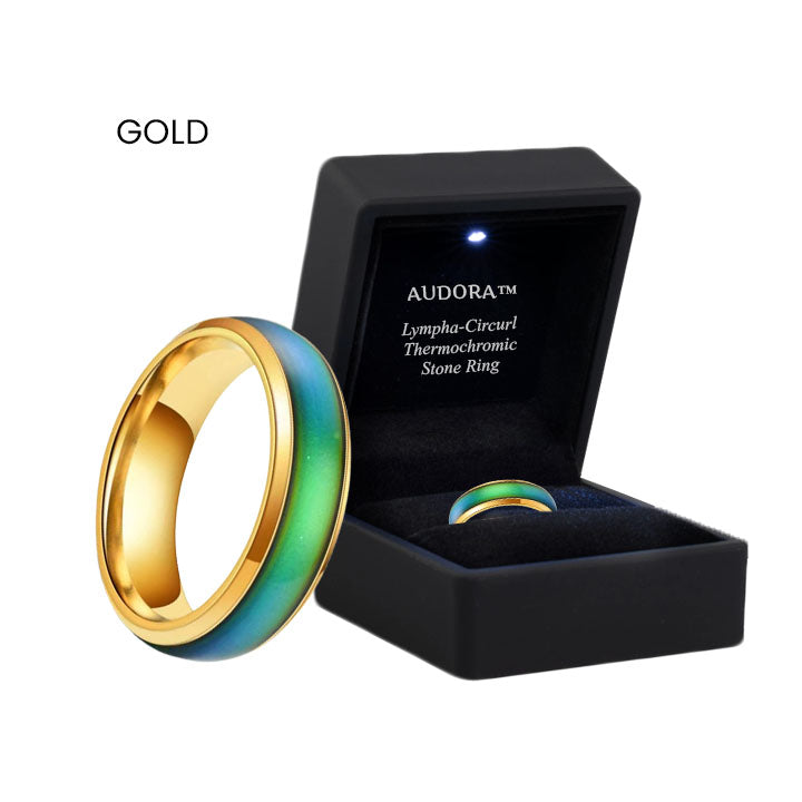 AUDORA™ Lympha-Circurl Thermochromer Steinring