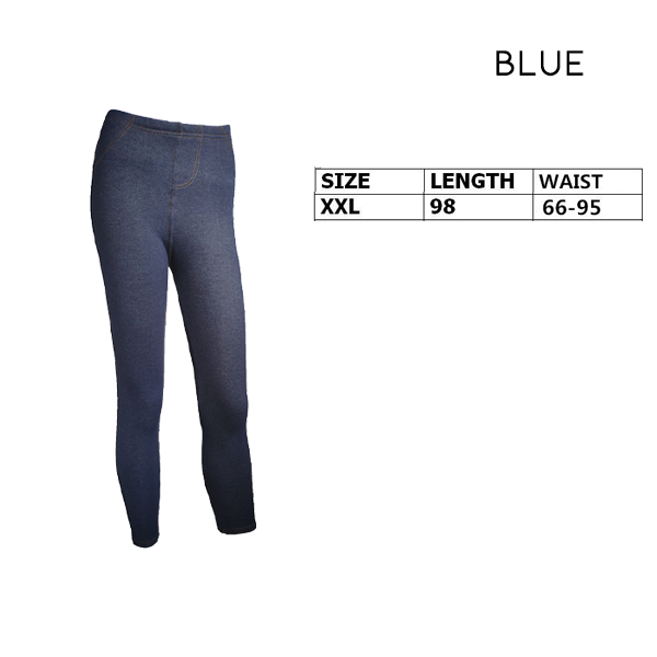 Thermal Fleece Denim Jeggings