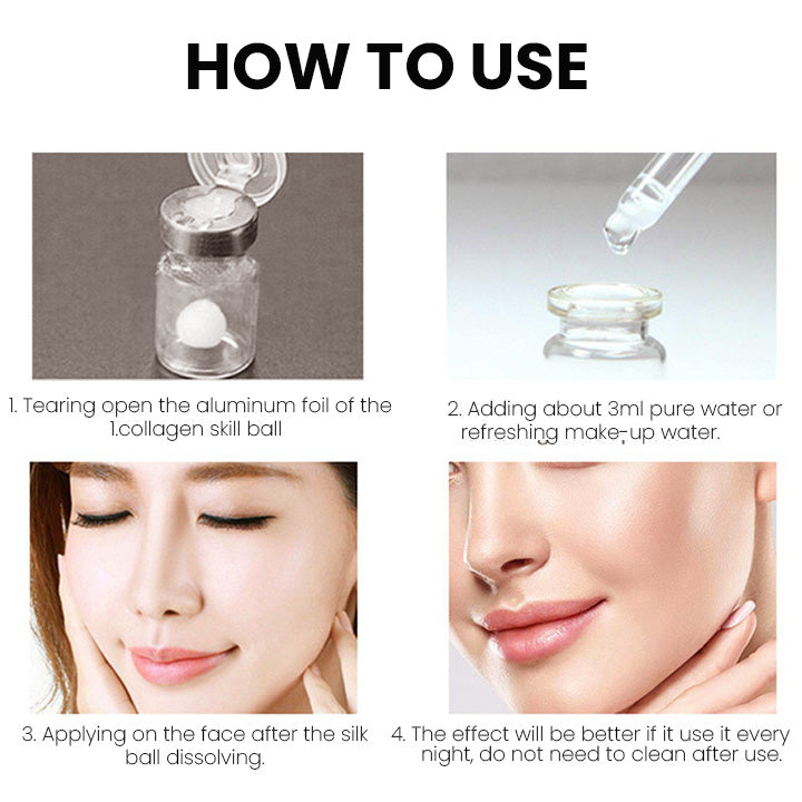 CollagenPro™ Japanese Anti-Aging Löslicher Kollagen Seide Ball