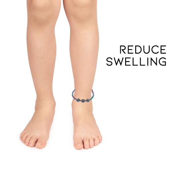 ReduceSwell Obsidian-Magnetfeldtherapie-Fußkettchen