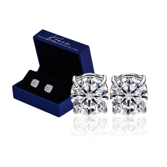 Konix Diamantschliff Lymphe Detox Magnettherapie Ohrringe