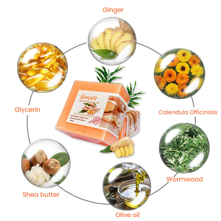 Lymphatic Detox Organic Ginger Soap