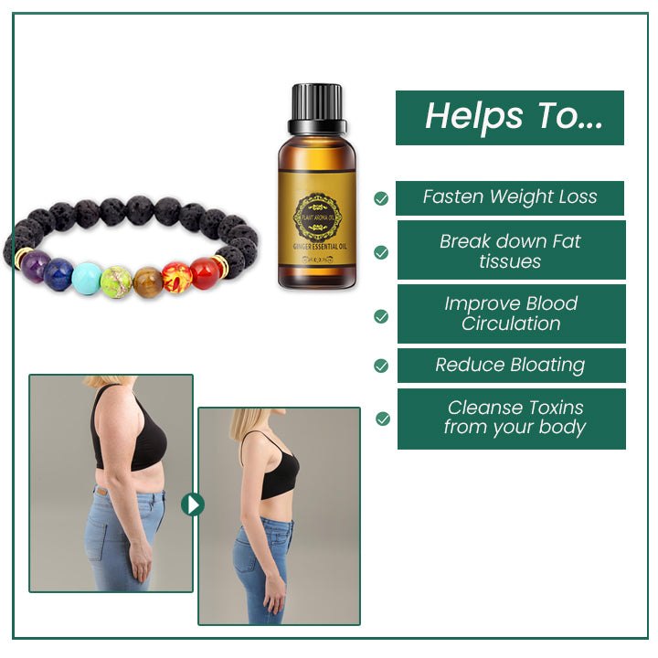 Dreifaches Chakra-Power-Armband zur Gewichtsabnahme
