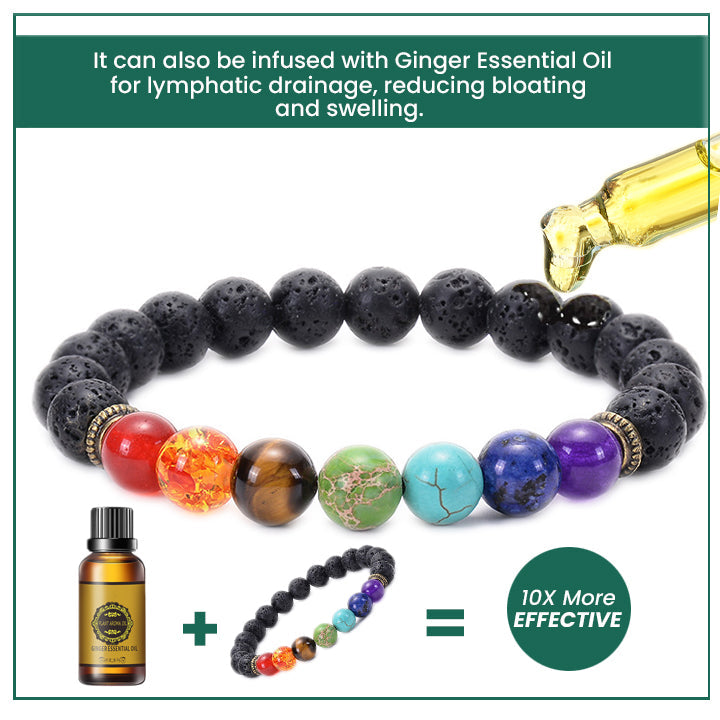 Dreifaches Chakra-Power-Armband zur Gewichtsabnahme