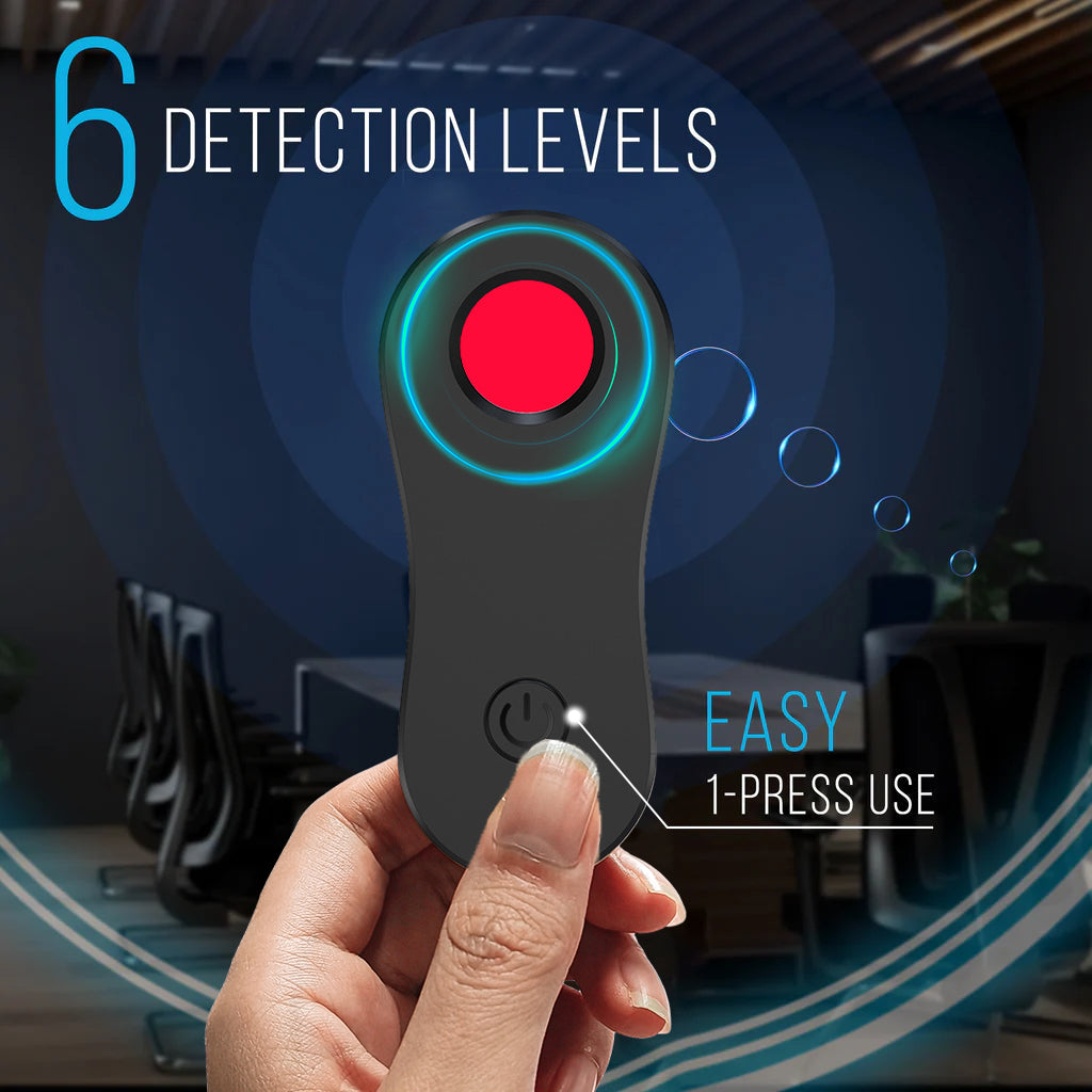 Fivfivgo™ Hidden Camera Detector (Military Grade, With Built-In RF And GPS Tracking Detection)