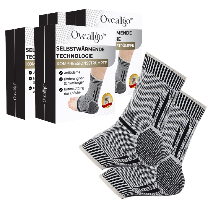 Oveallgo™ Selbstwärmende Tech Anti Ödeme Kompressionsstrümpfe