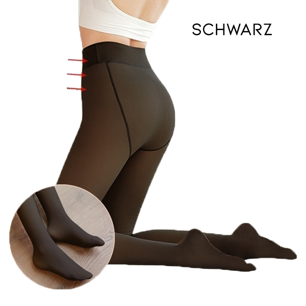Flawless Legs Fake Transluzent Warm Plüsch Gefüttert Elastische Strumpfhose