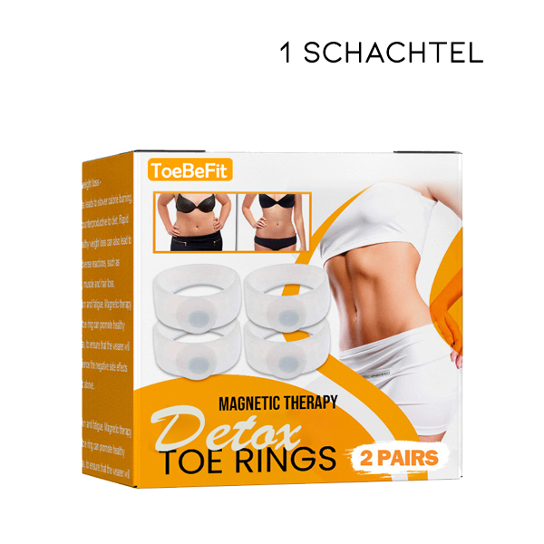 ToeBeFit Magnetische Therapie Detox-Zehenringe