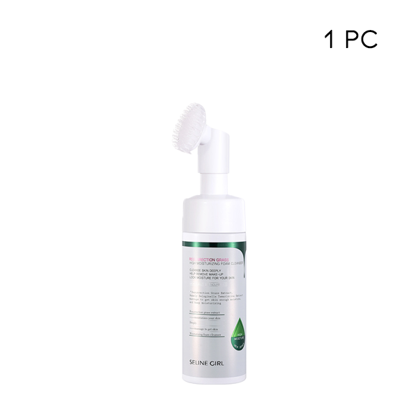 Foaming Amino Acid Face Wash with Built-In Brush