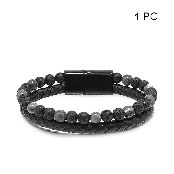 Humanic+ Pro MAXHematie Tiger Eye Lava Bracelet