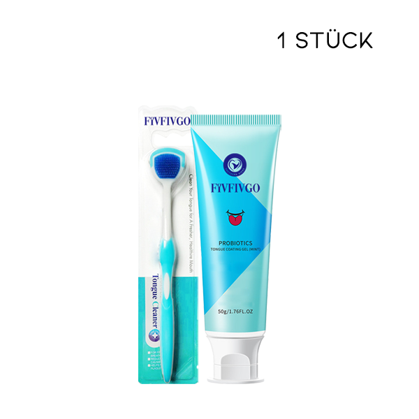 Fivfivgo™ Mundhygienebürste und Zungenreinigungsgel