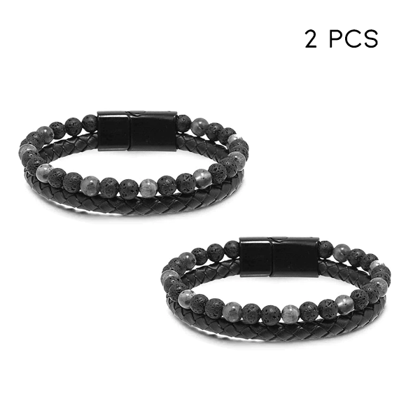 Humanic+ Pro MAXHematie Tiger Eye Lava Bracelet