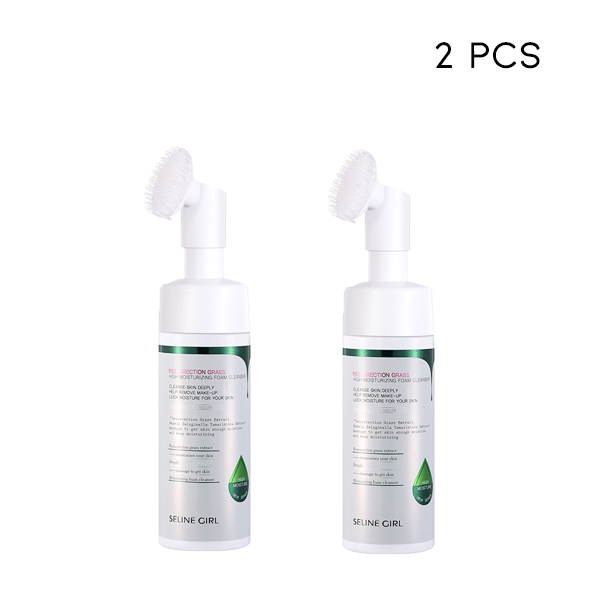 Foaming Amino Acid Face Wash with Built-In Brush