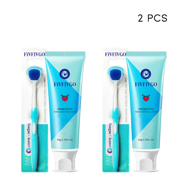 Fivfivgo™ Oral Hygiene Brush & Tongue Cleansing Gel