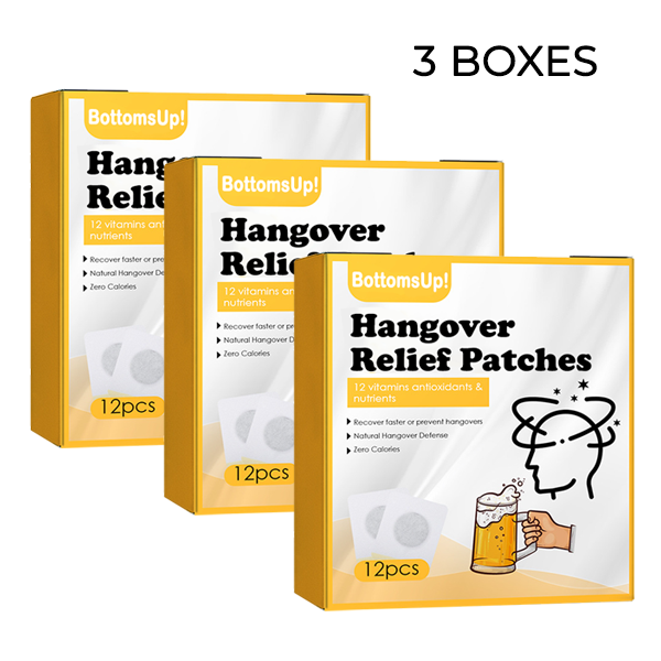 BottomsUp! Hangover Relief Patches