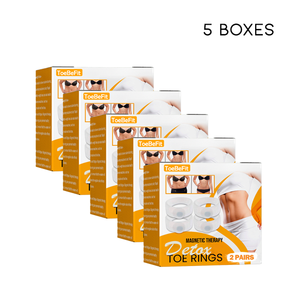 ToeBeFit MagneticThreapy Detox Toe Rings