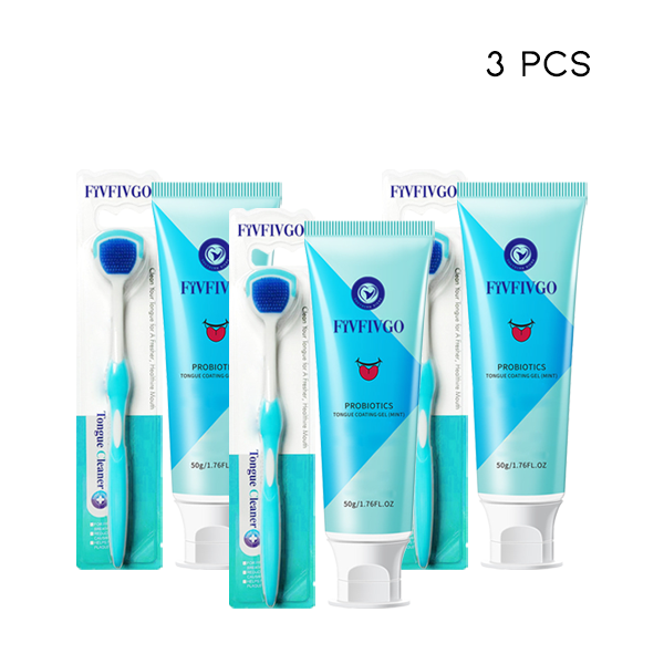 Fivfivgo™ Oral Hygiene Brush & Tongue Cleansing Gel