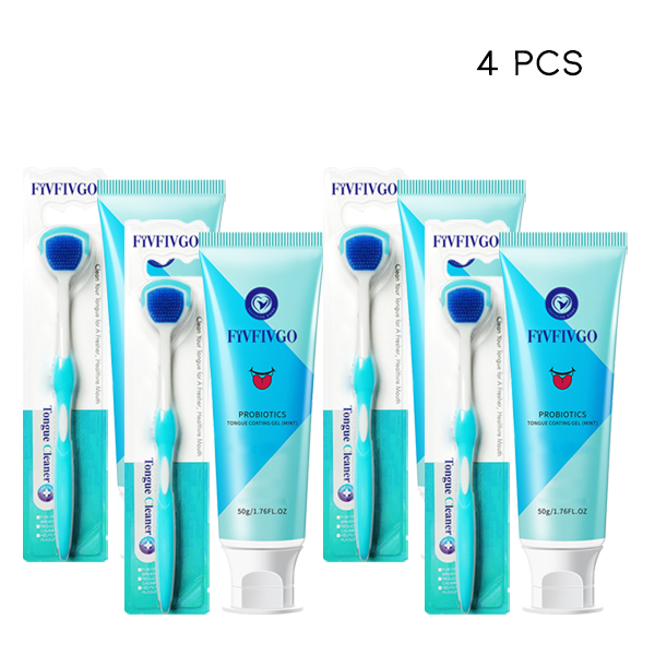 Fivfivgo™ Oral Hygiene Brush & Tongue Cleansing Gel