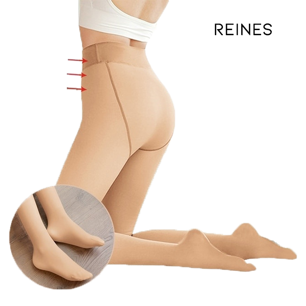 Flawless Legs Fake Transluzent Warm Plüsch Gefüttert Elastische Strumpfhose