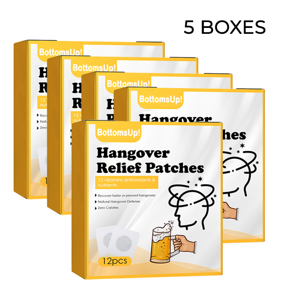BottomsUp! Hangover Relief Patches