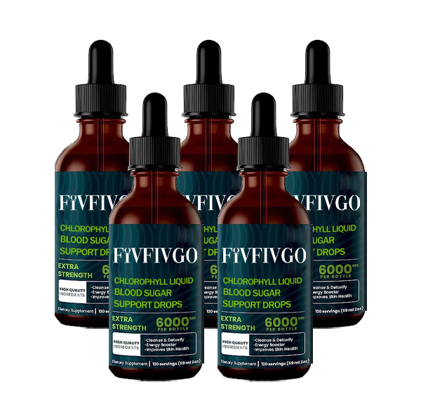 Fivfivgo™ Chlorophyll Liquid Natürliche Detox- und Blutzucker-Unterstützungstropfen