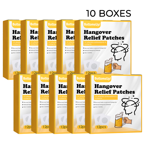 BottomsUp! Hangover Relief Patches